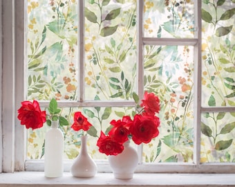 decorative window film | self adhesive film | sandblasted decorative film | frosted window film | etched glass film | privacy window film