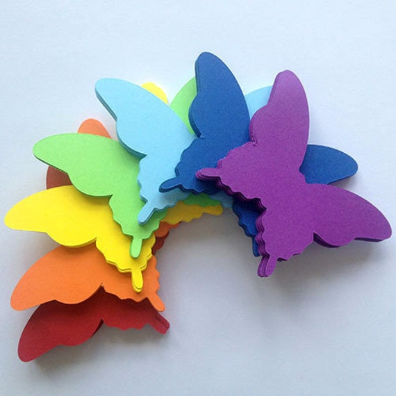 Download 3d Butterfly Rainbow Decorative Butterflies Butterfly On Etsy