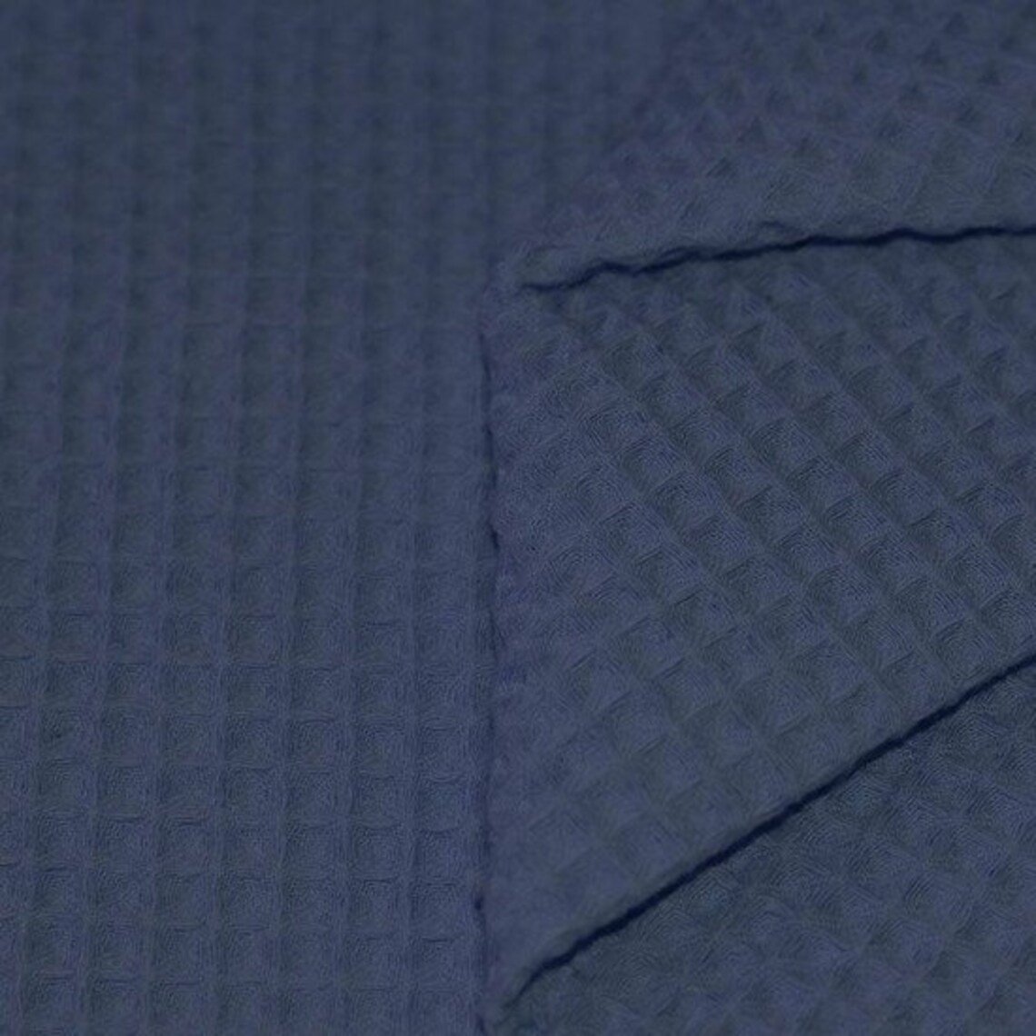 Cotton Waffle Fabric waffle knit fabric cotton fabric by the Etsy