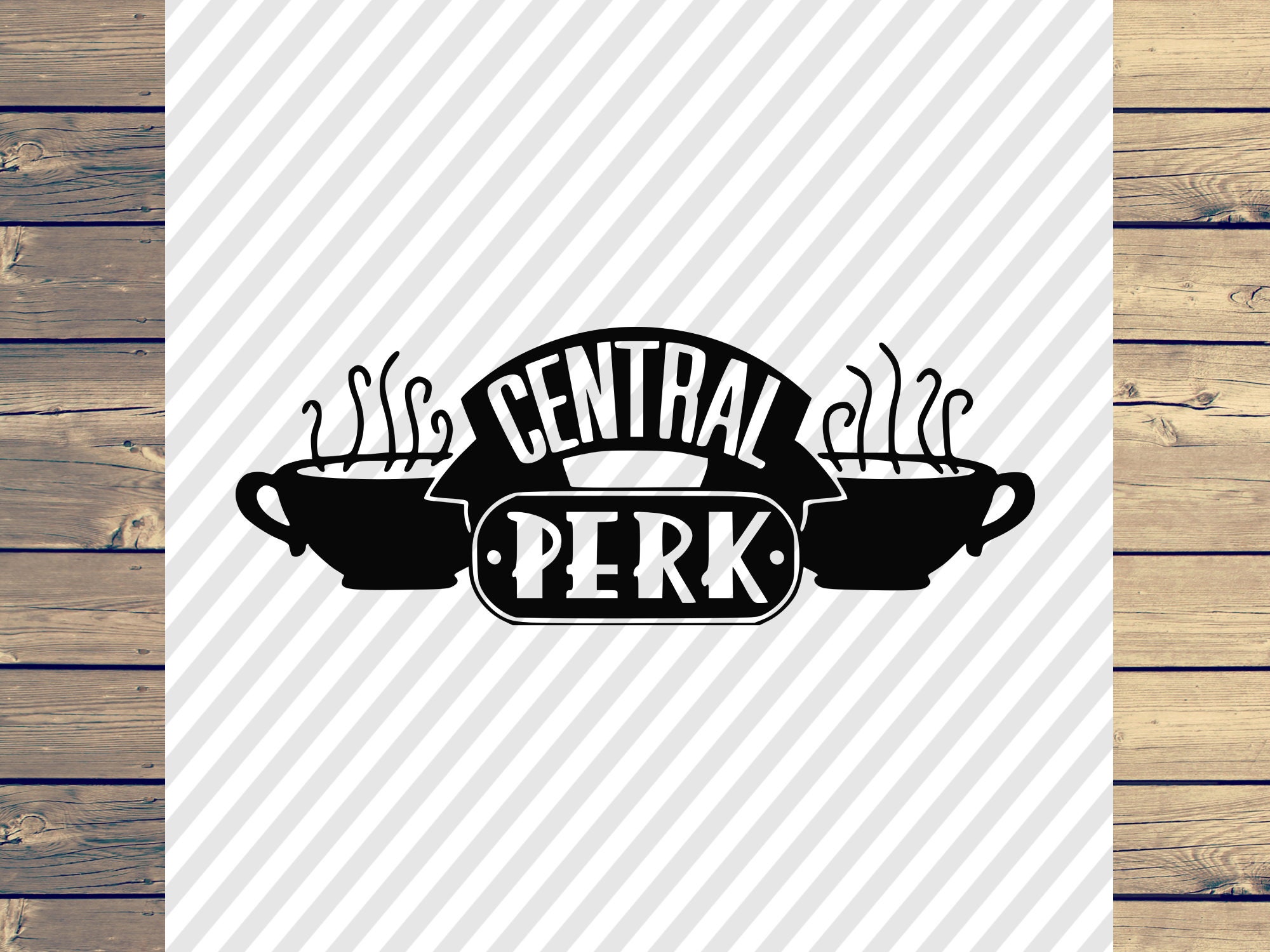 Central Perk SVG, PNG, PDF, Coffee Shop SVG, Friends SVG