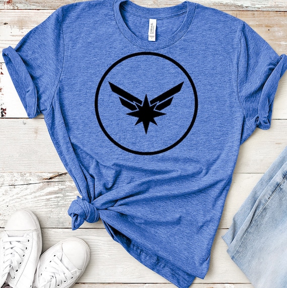 Captain marvel symbol shirt sales