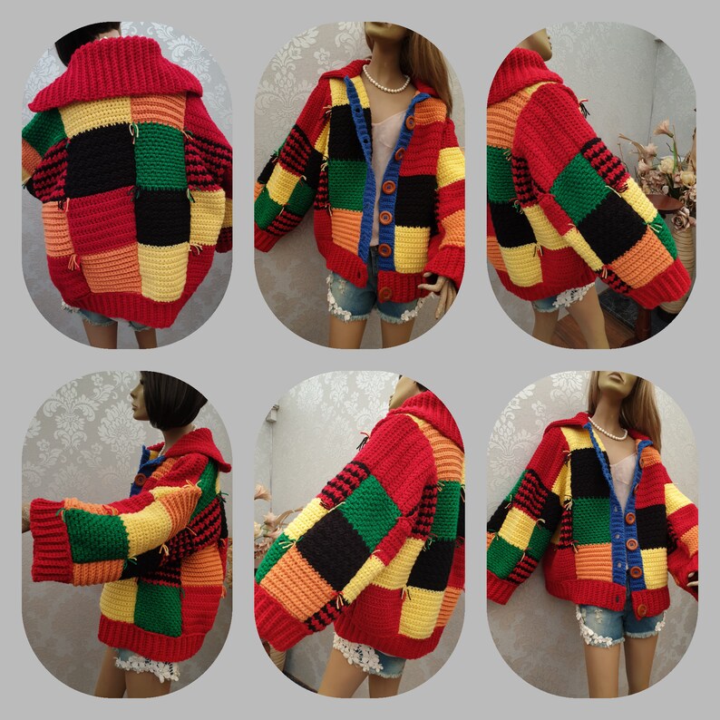 Pdf Pattern Harry Styles Cardigan Crochet Pattern Jw Anderson Etsy