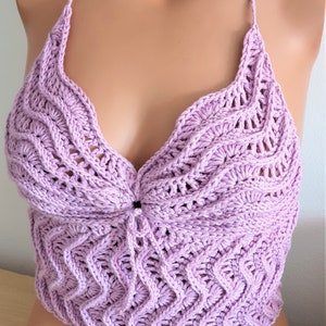 Crochet Pattern, Rania  Lace Top Pattern