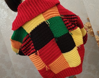 Pdf Pattern Cardigan Crochet Pattern JW Anderson Inspired PDF