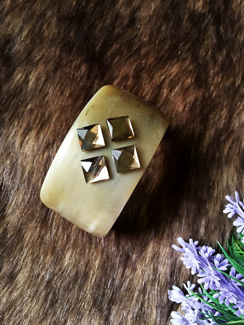 Horn Cuff Bracelet with Crystal Resin Horn Bracelet Gift for Mom Gift for Her Cuff Bracelet Women Jewelry Horn Armband Women Armband AW555