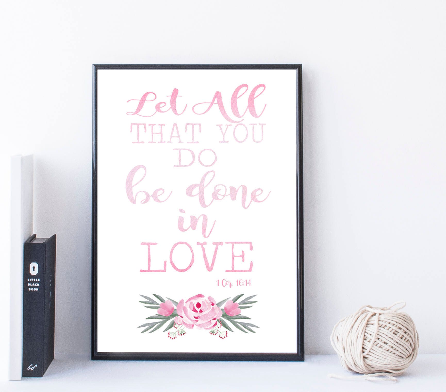 Bible Verse Quote Watercolor Printable Wall Art - Etsy