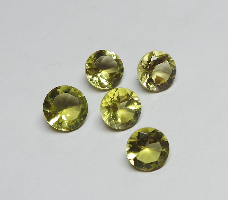 10X10 MM Size Natural Zircon Excellent Quality Faceted Round Cut Gemstone