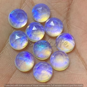 Top-Qualität Aurora Opal Doublette Runde / Aurora Opal Doublette Rose Cut Cabochon / Multi Color Opal Designer Edelstein / Ocean Blue Imitation Opal,