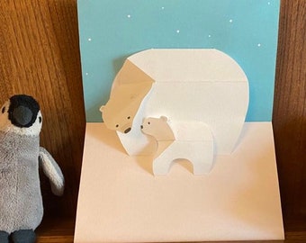 Général - Carte De Noël Pop-up 3D - Finitions Spéciales - Hérisson, Cerf Et Animaux De La Forêt - Fabriquée Au Royaume-Uni - Respectueux De