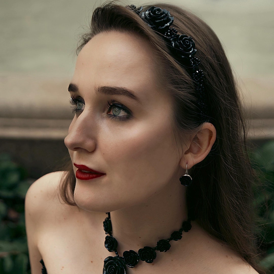 collared evening gown