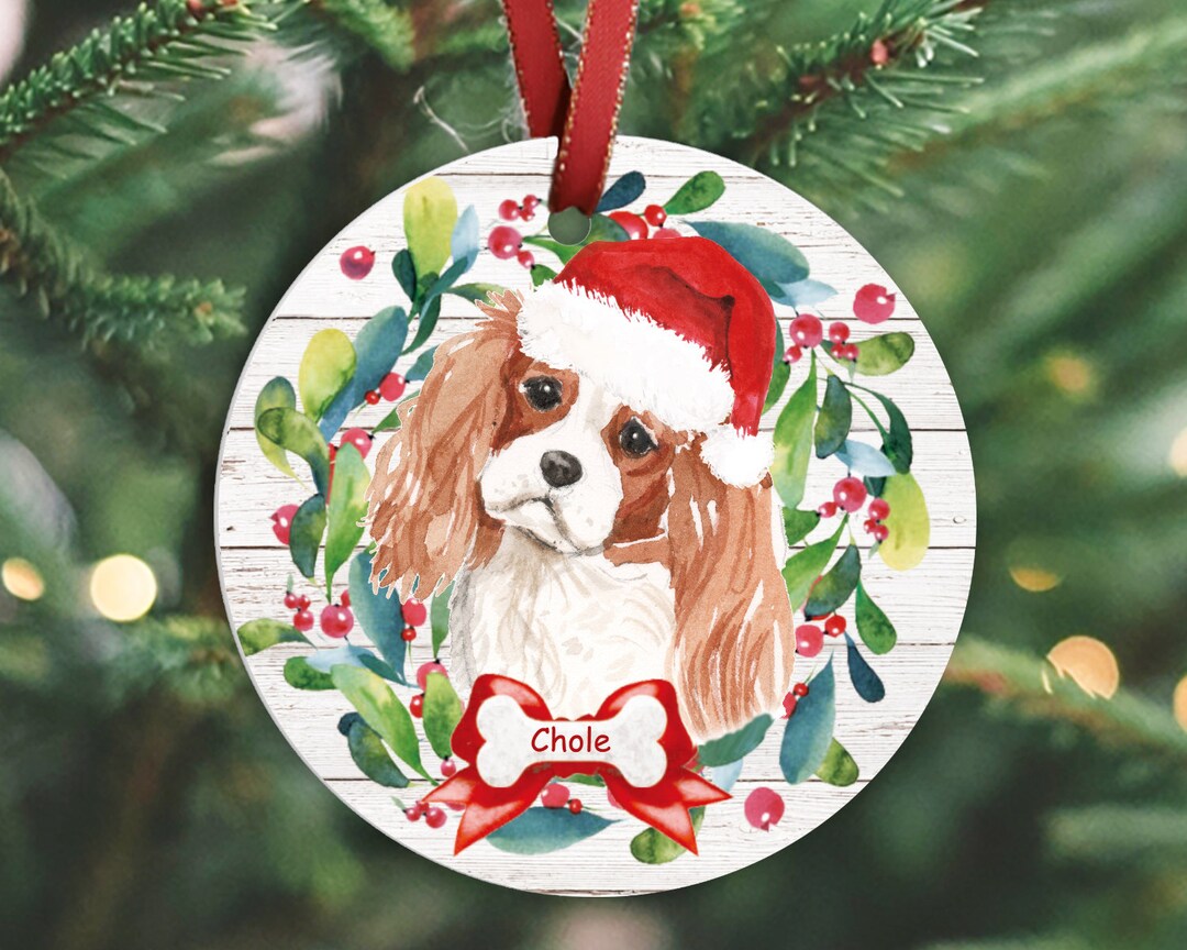 Dog Christmas Decorations , Personalized Christmas Dog Ornaments