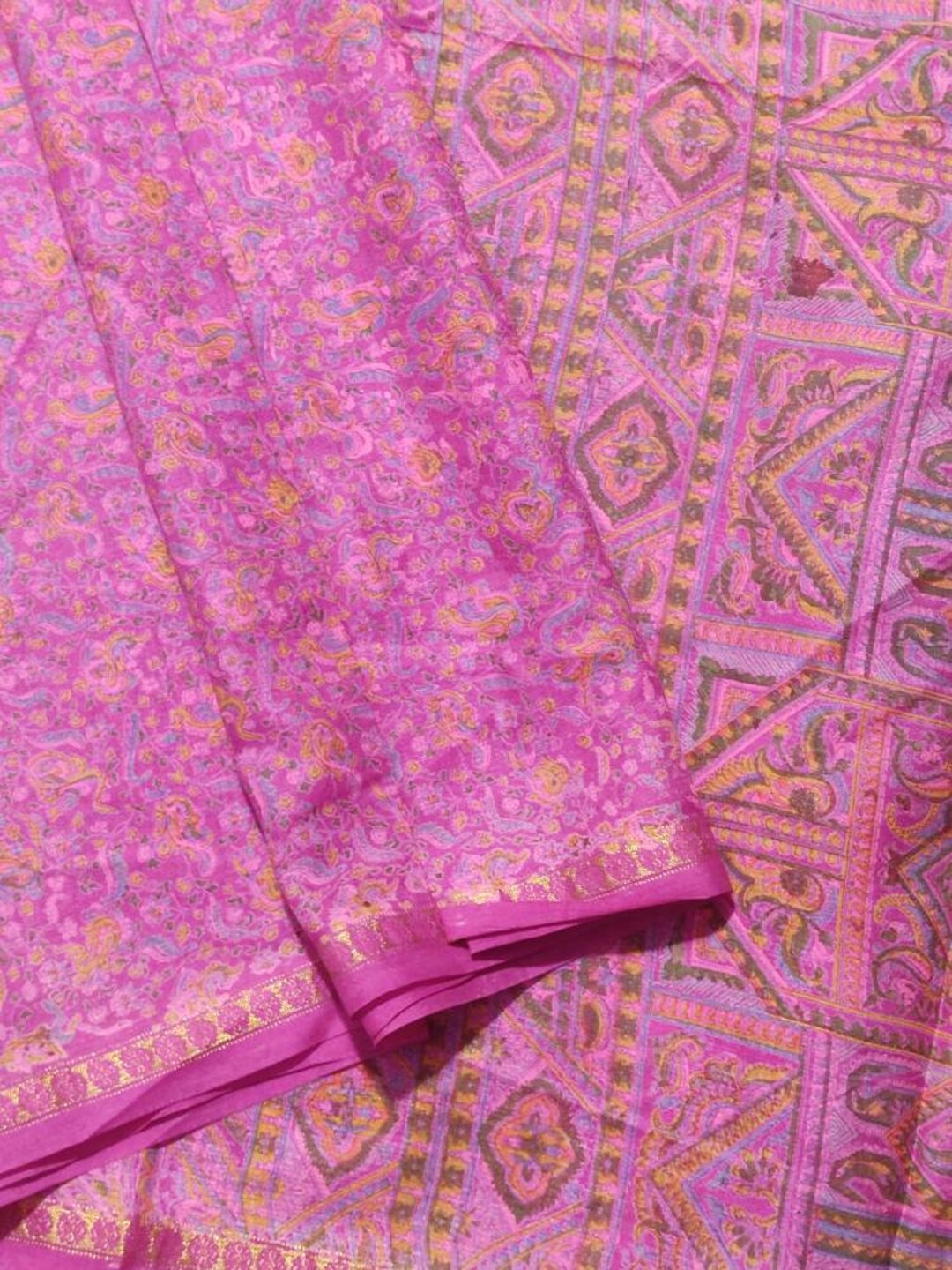 Vintage Saree Mix Silk Indian Sari Fabric Bollywood Floral Etsy