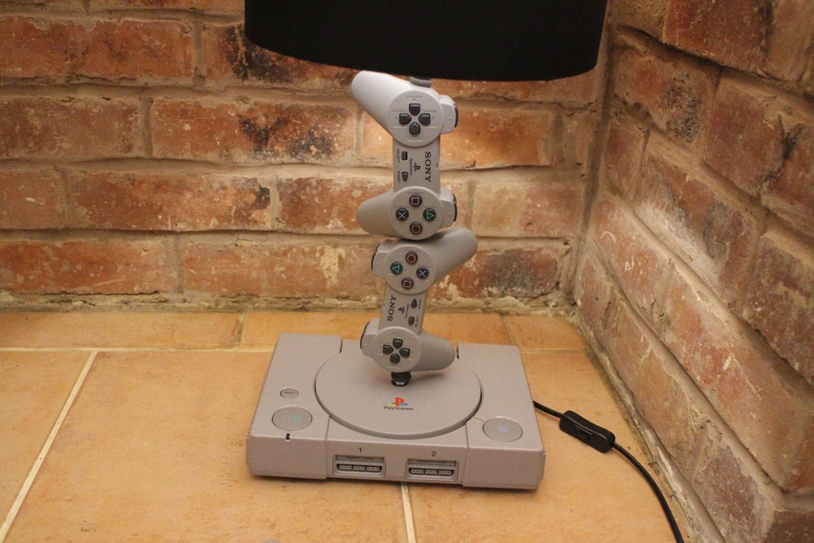 Playstation One Lamp PS1 Retro Gamer Desk Lamp | Etsy