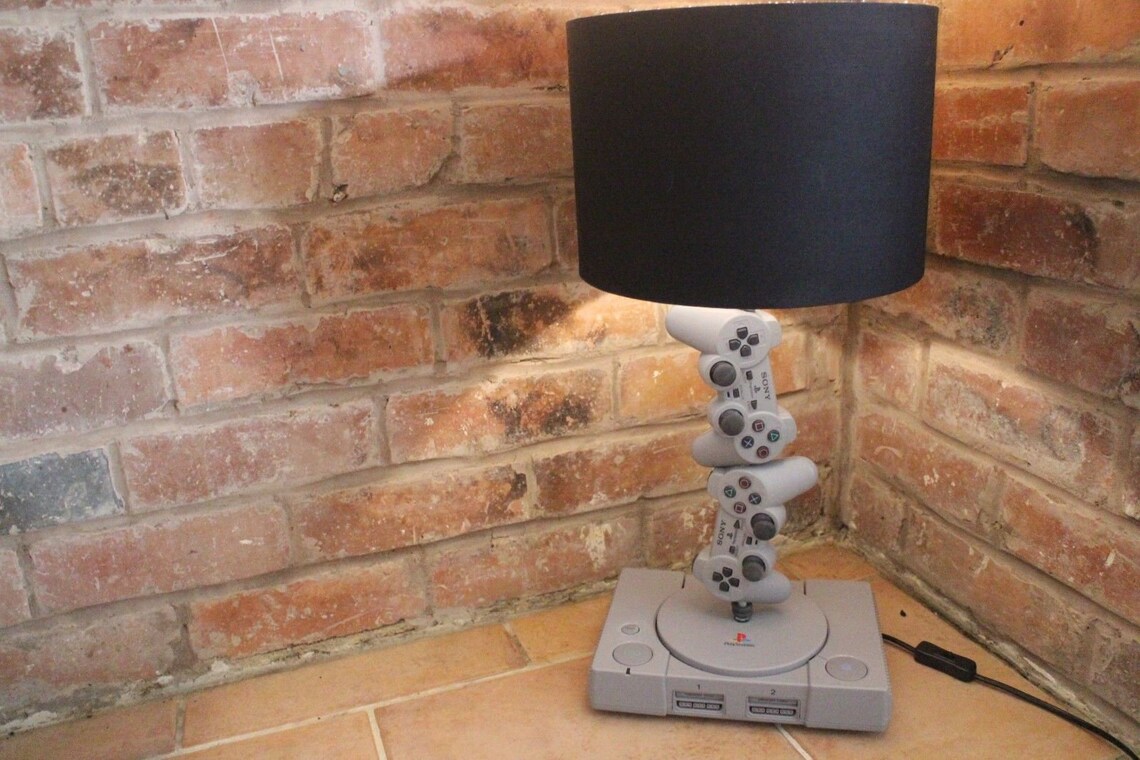 Playstation 1 PS1 Retro Gamer Desk Lamp Perfect Gift for - Etsy