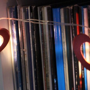 Red Heart Christmas Lights, Fun Fairy Lights, Battery Powered Valentines Gift image 9