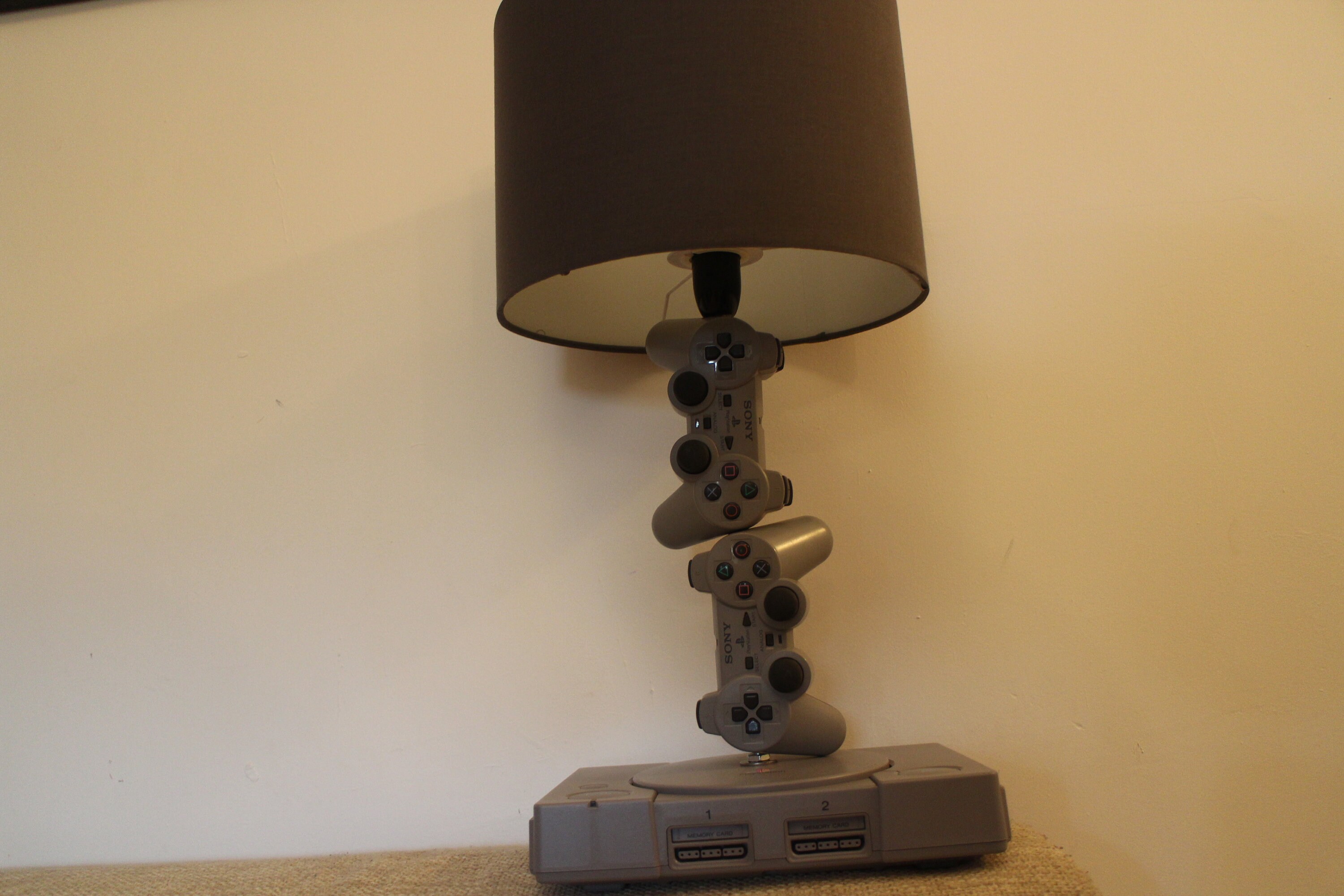 Playstation 1 PS1 Retro Gamer Desk Lamp Playstation Grey | Etsy