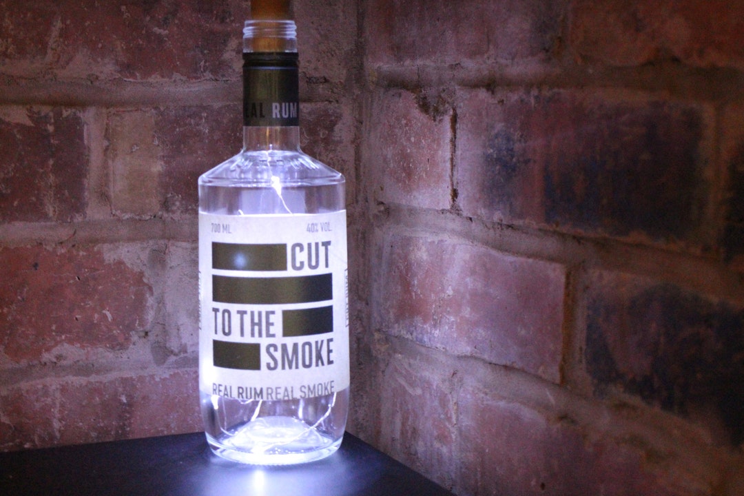 String Lights Upcycle Upcycled Rum Bottle Lamp: 20 LED String Lights, Man Cave Decor - Etsy UK