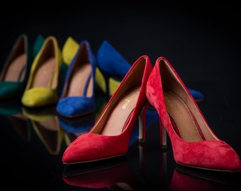 suede pumps - footwear