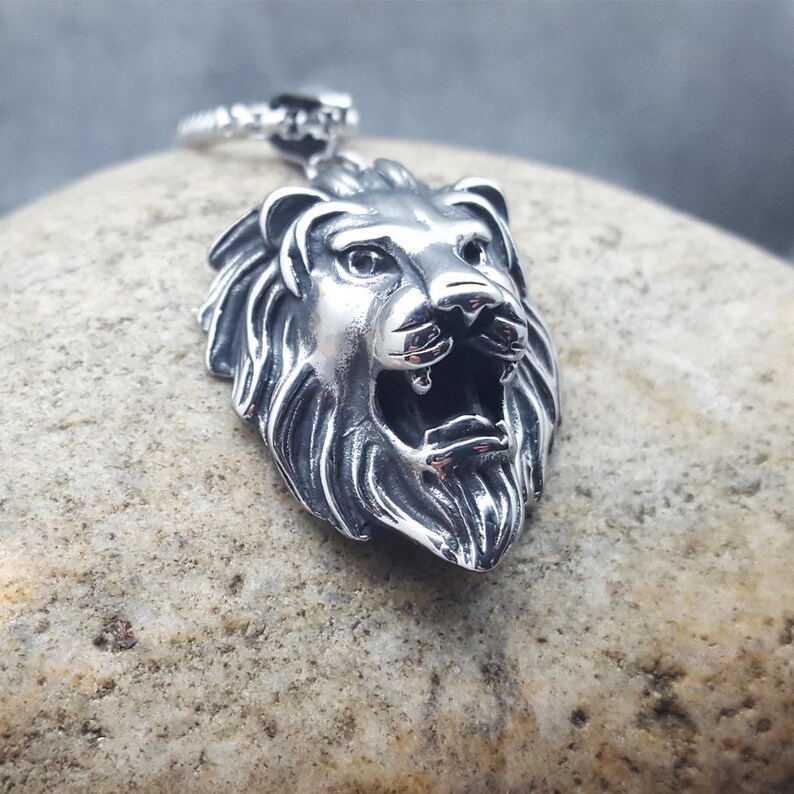 NecklaceMens PendantWomen PendantLionLion PendantSteel Etsy