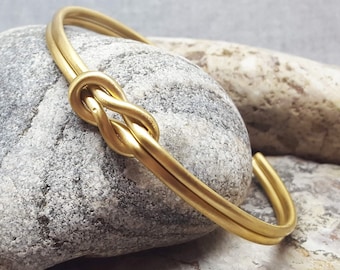 Men’s Gold Bangle | 18K Gold Filled Stainless Steel Cuff Bracelet | Adjustable Men’s Bracelet | Minimalist Men’s Jewellery | Gift for Him