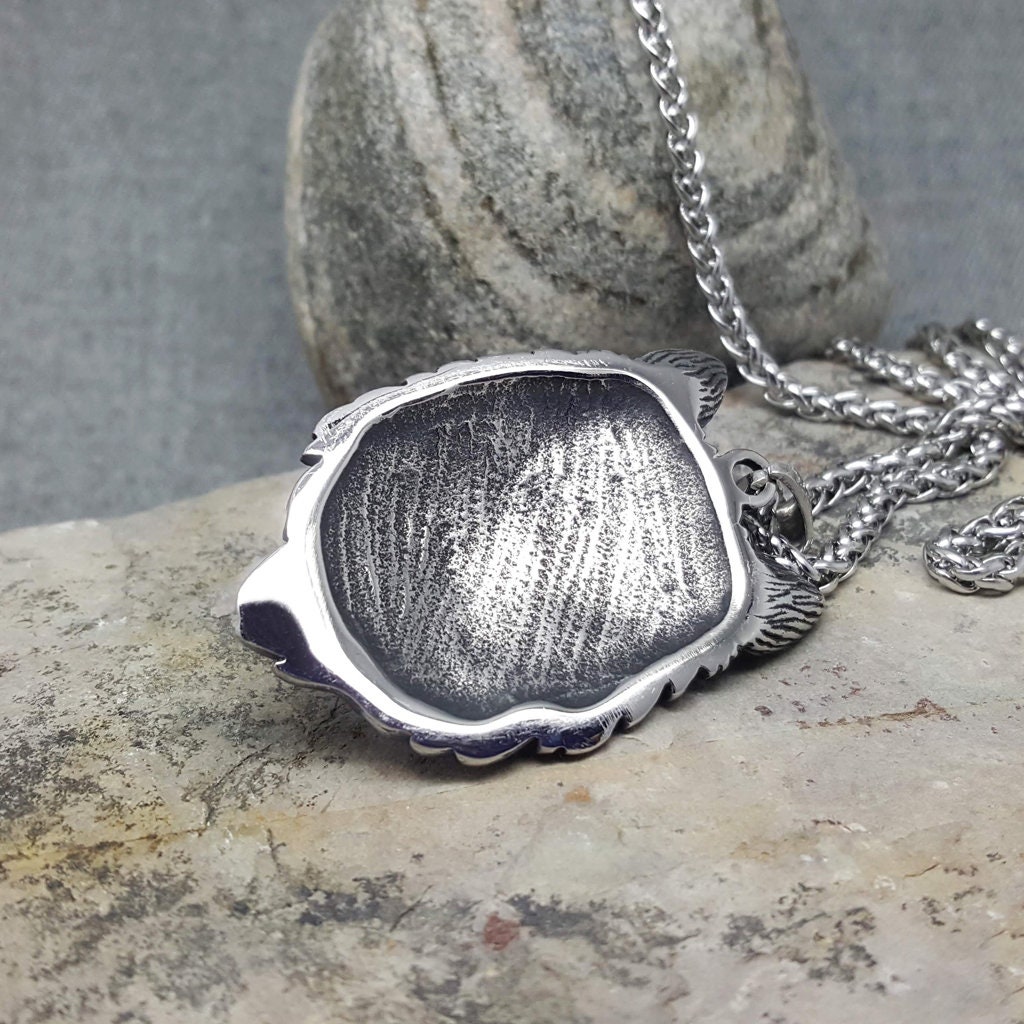 ★追跡&関税込【MIANSAI】シルバーWolf Pendant Necklace il_fullxfull.1717355798_d3dg.jpg