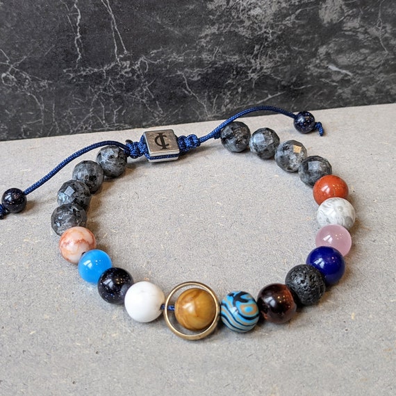 Solar system hotsell bracelet etsy