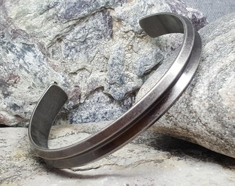 Mens bracelet. Gift for Him. Mens bangle. Man silver bracelet. Gift for him. Men jewellery. Punk. Cuff. Gift for boyfriend. Father. Steel