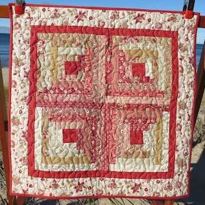 Little Log Cabin Miniature Quilt