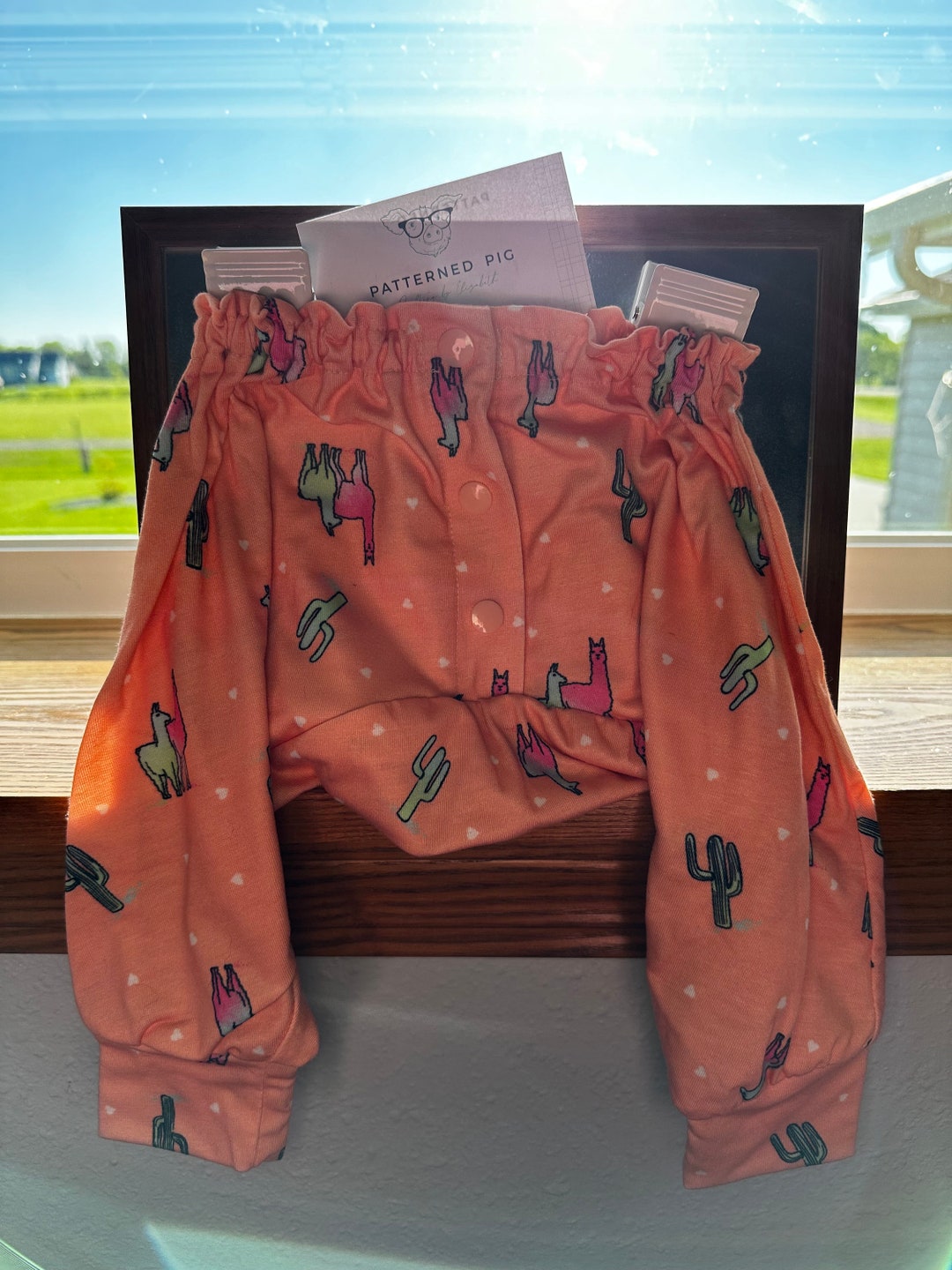 Pavlik Harness Rhino Brace Hip Dysplasia Pants 03 Months Peach Llama