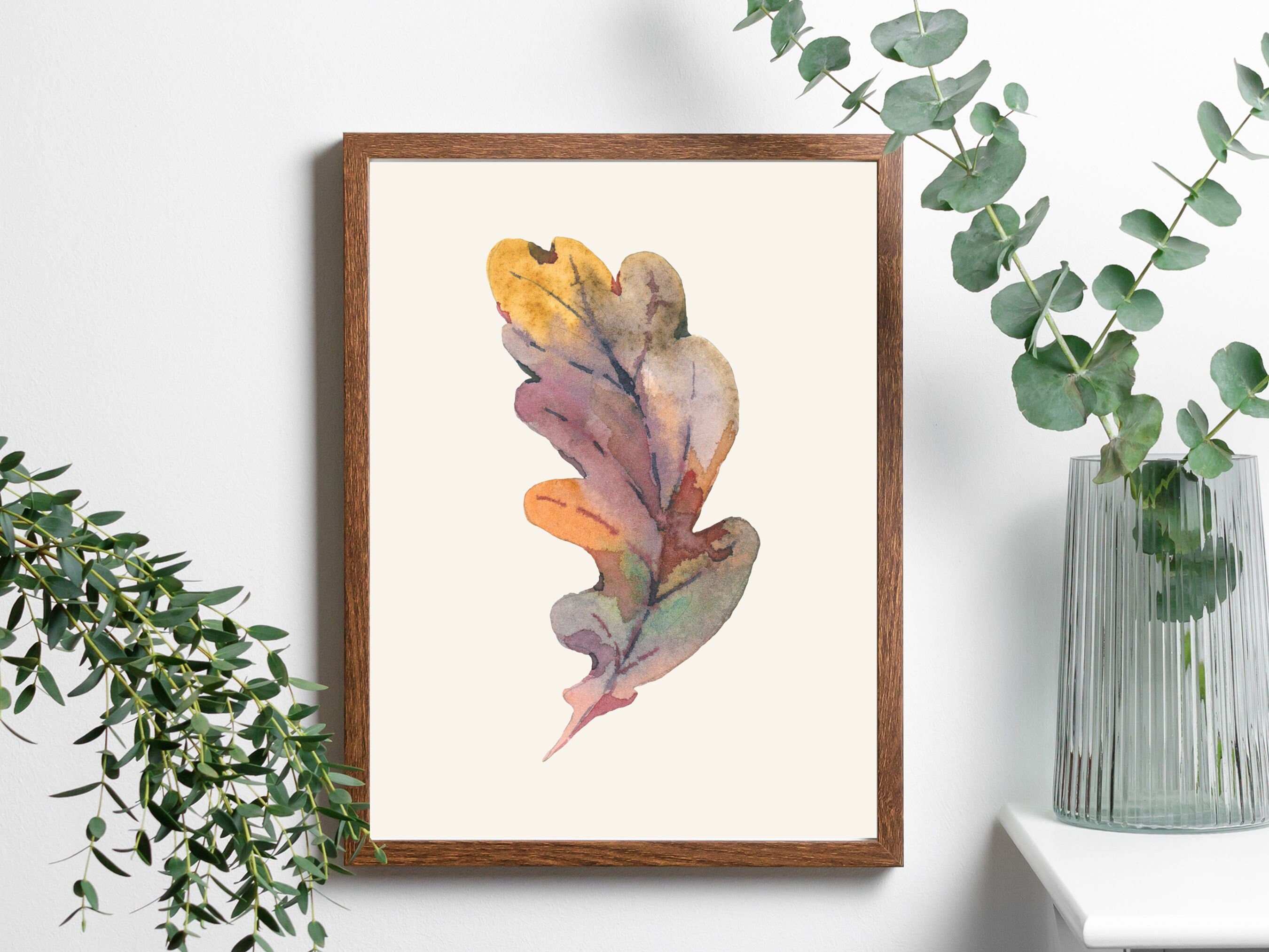 Autumn Watercolor Set of Three Art Print, Set of 3 Fall Printable Art ...