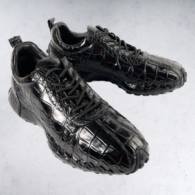 Buttercup Alligator Sneakers for Men by Alligator Warehouse