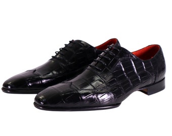 Scarpe Oxford Da Uomo In Pelle Verniciata - Eleganti, Antiscivolo, Per Cerimonie E Ufficio - Foto 2