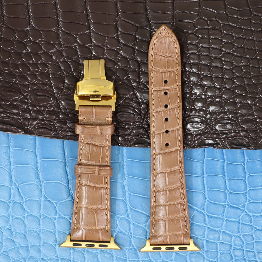 Felt Matte Alligator Apple Watch Band main image 1