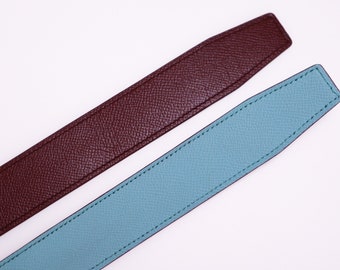 Reversible Genuine Epsom Leather Belts For Men/Women Replacement Belt Strap Without H Buckle 30mm 32mm, 35mm, 38mm, 40mm