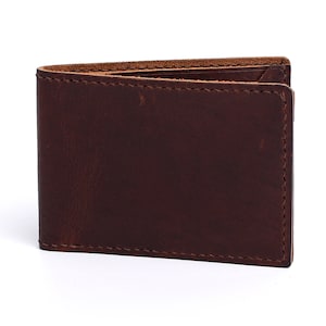 Cartera personalizada, cartera para hombre, cartera grabada, cartera de cuero para hombre/regalo de aniversario para él/hombre/cartera para papá