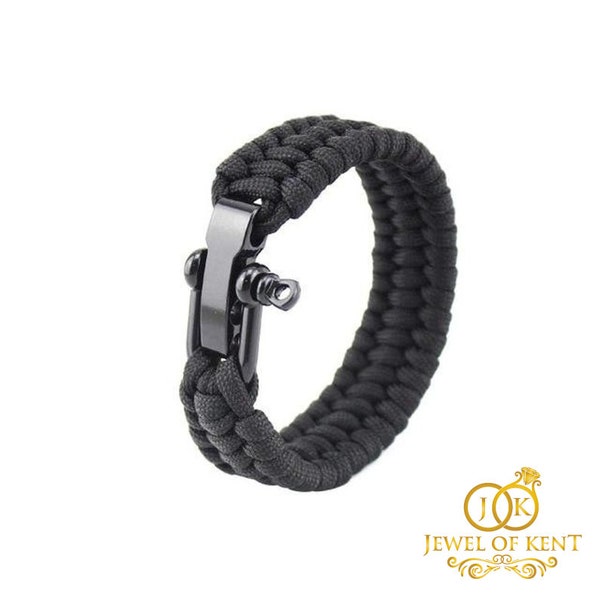 Emergency Survival Parachute Cord Bracelet for Men