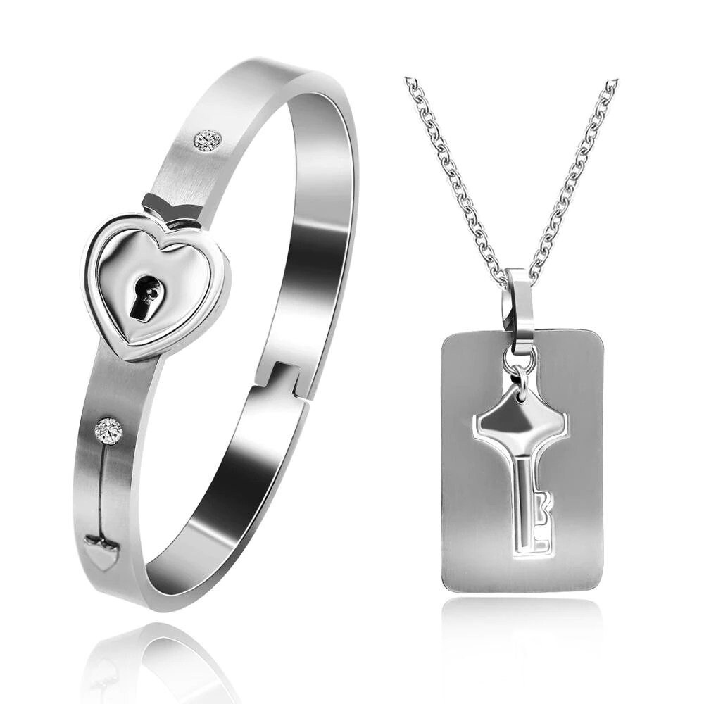 Lock & Key Bracelet for BFF & Couple – worldnetgifts