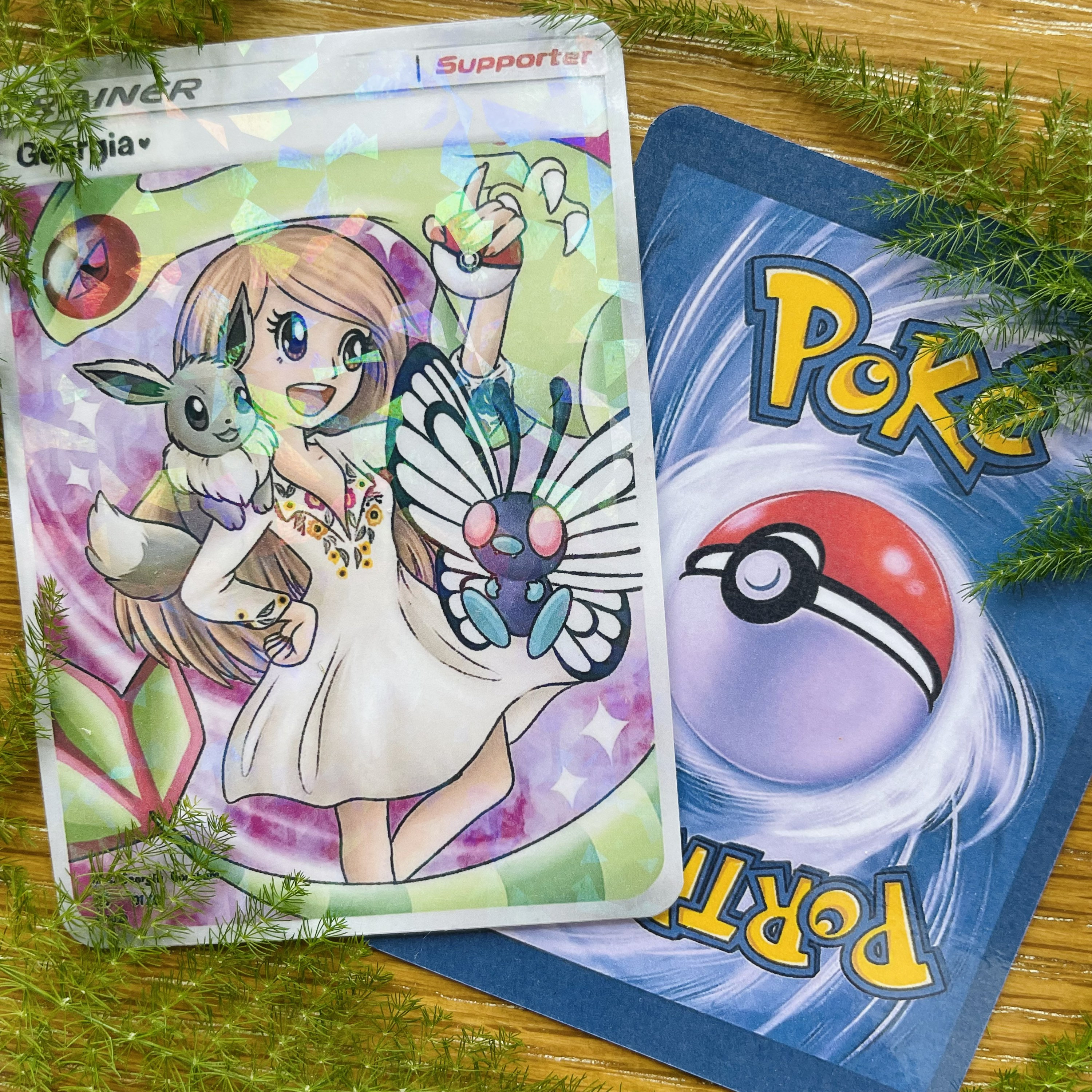 pokemon full art trainer card PSA 9 Hau Full Art Trainer (Graded Card) main image 1