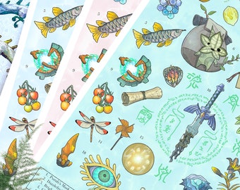 The Legend of Zelda, Tears of The Kingdom Encyclopedia Akwarela Druk