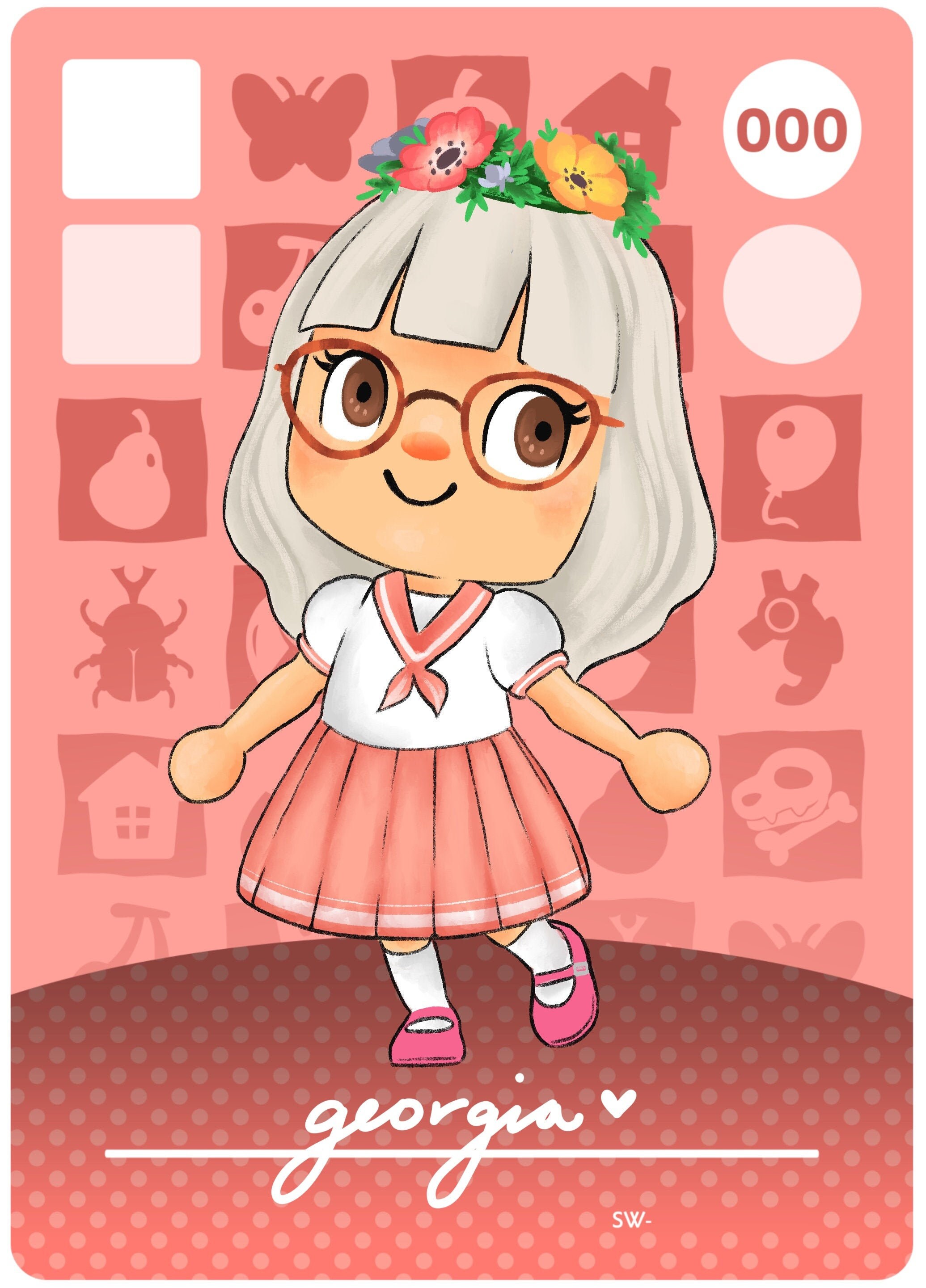 Animal Crossing Custom Amiibo Drawing