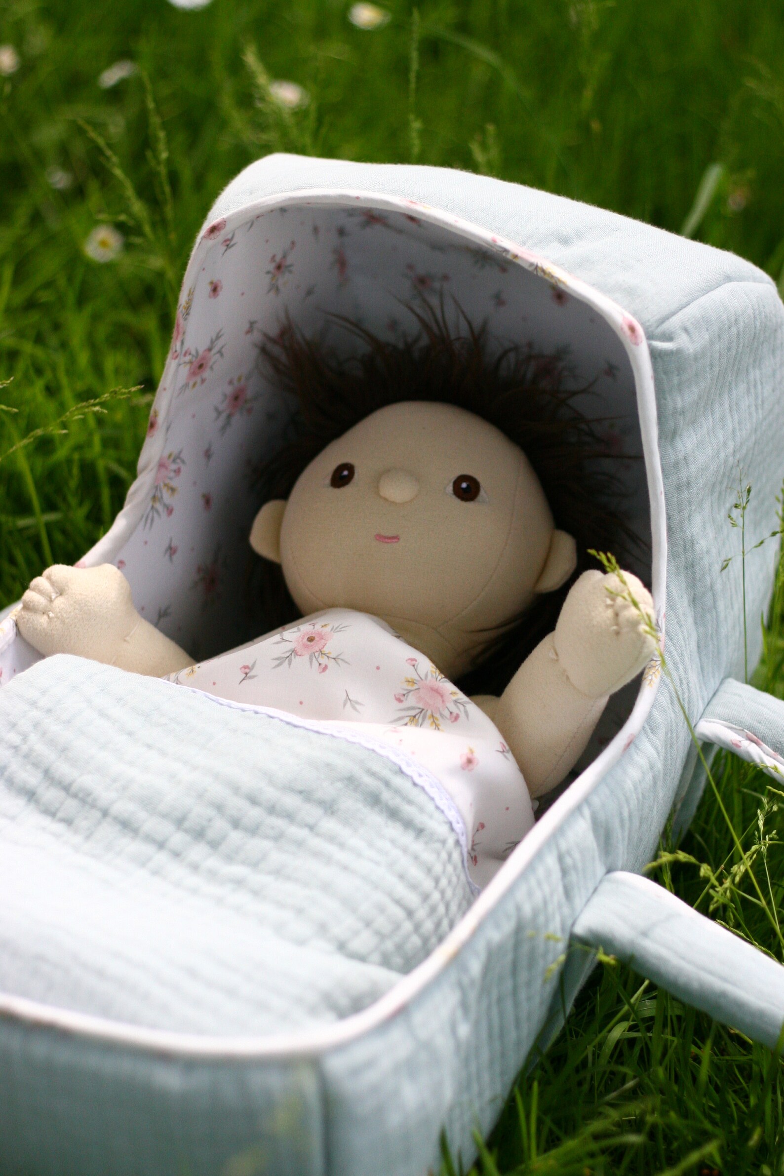 doll-carry-cot-with-mattress-and-pillow-baby-doll-basket-etsy