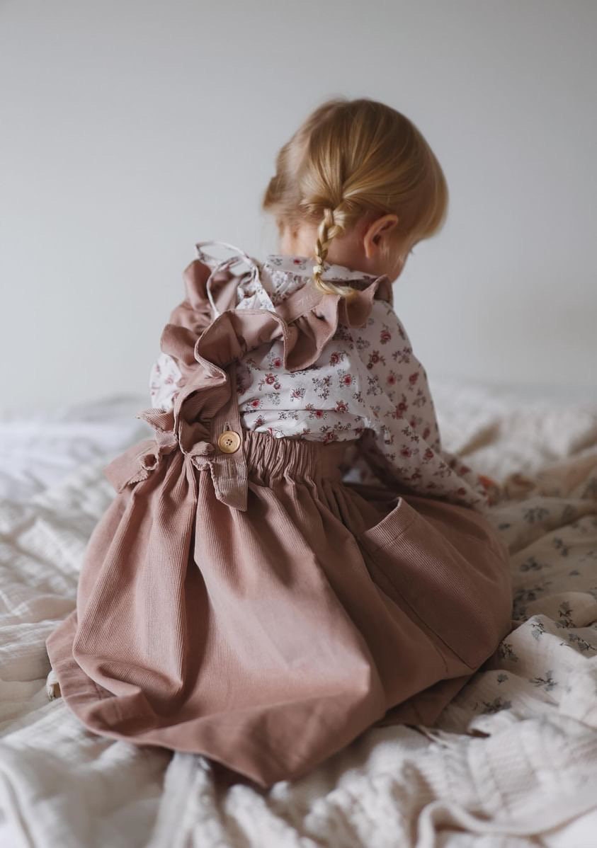 Corduroy dress for girls top