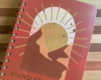 Boundless Visions Journal | Lined Intention Notebook