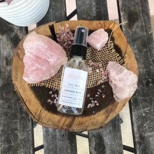 Crystal Infused Chakra Mist Holy Shift Spray Self Love Spray High Vibrations image 2