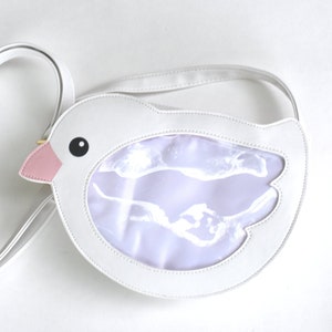 Crow Ita Bag Crossbody Purse White