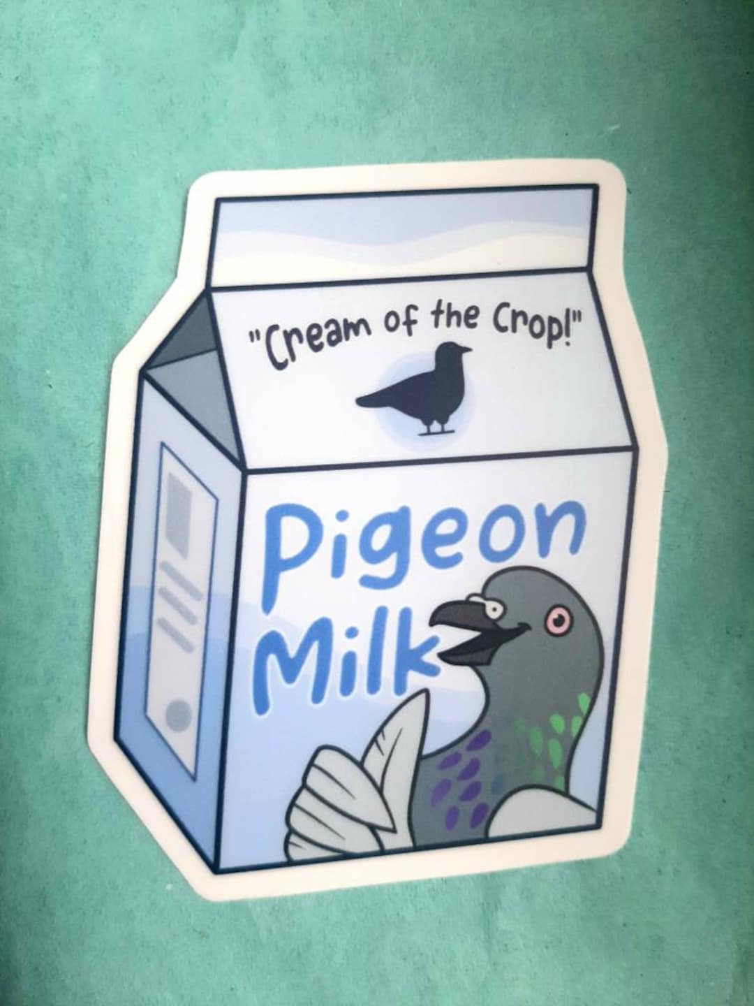 Pigeon Milk Sticker - Etsy
