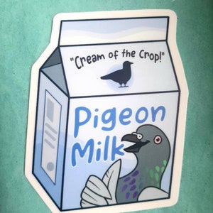 Pigeon Milk Sticker