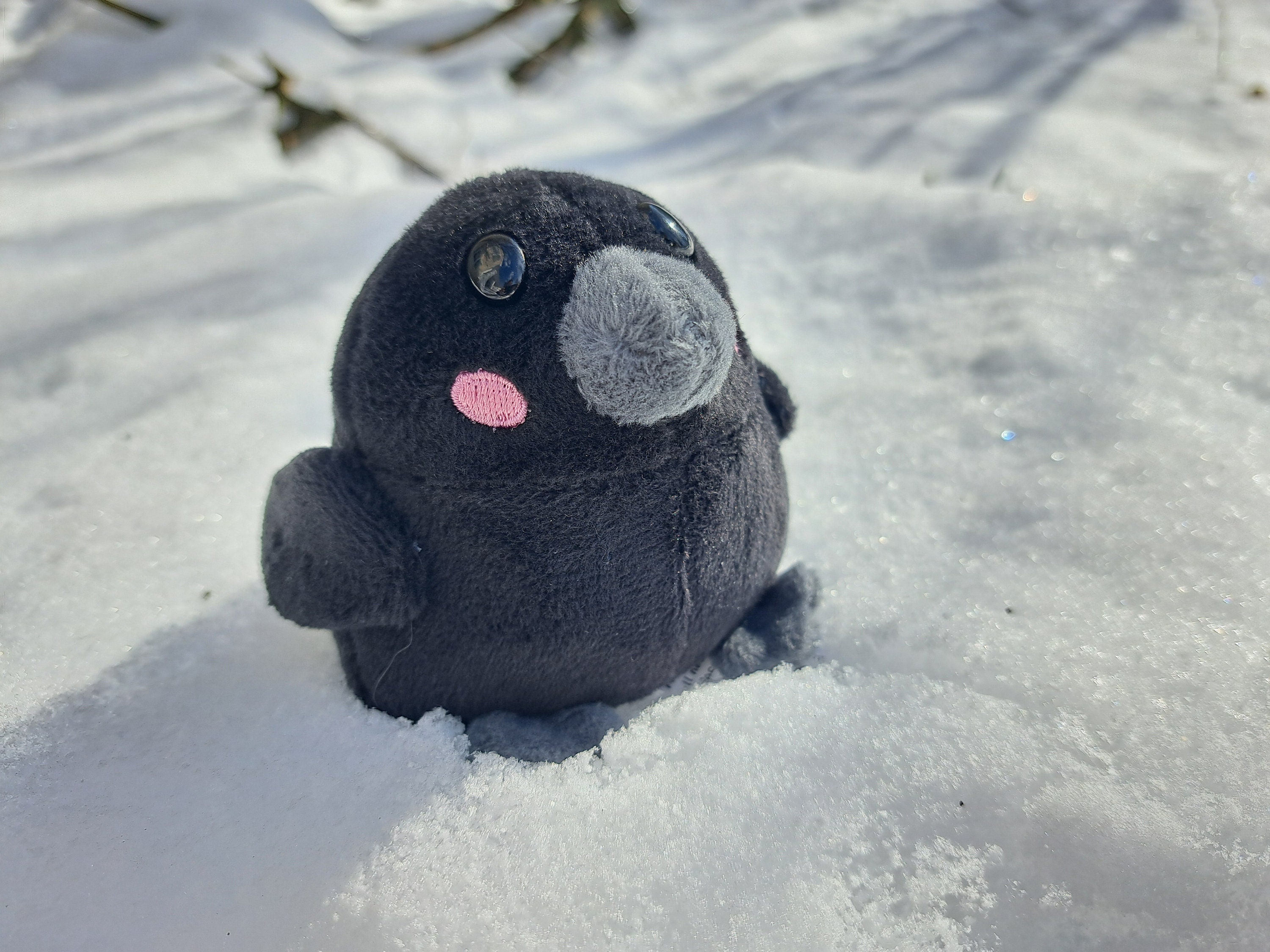 カラスのぬいぐるみキーホルダー - Etsy 日本