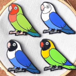 Lovebird Hard Enamel Pin