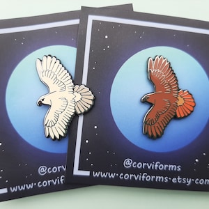 Red Tailed Hawk Hard Enamel Pin - Tobias Animorphs
